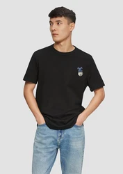 s.Oliver Kurzarmshirt Schwarz