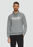 s.Oliver Sweatshirt mit Frontprint und Snood-Kragen Grau/Dunkelgrau/Hellgrau