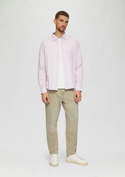 s.Oliver Langarmhemd Regular Fit Lila/Rosa/Fliederfarben