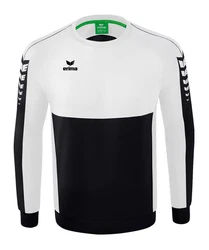Erima Sweatshirt Six Wings Weiß/Dunkelblau/Orange