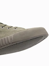 OMBRE Canvas-Turnschuhe Sneakerboots Dunkelgrün