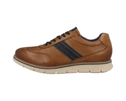 bugatti Schnürschuh ARY01 Herren Sneaker Beige/Braun