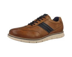 bugatti Schnürschuh ARY01 Herren Sneaker Beige/Braun