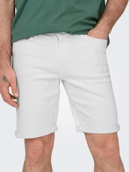ONLY & SONS Jeansshorts ONSPLY weiß