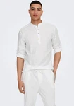 ONLY & SONS Hemd Caiden Weiß/Grau