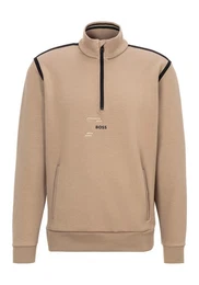Sweatshirt Sweat Tape mit tonigem Logo-Print