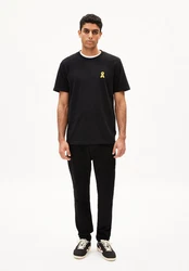 ARMEDANGELS T-Shirt MAARKOS Schwarz/Rot/Rosa/Dunkelblau/Gelb