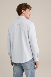 WE Fashion Businesshemd Hellblau/Grau/Blau
