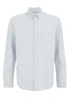 WE Fashion Businesshemd Hellblau/Grau/Blau
