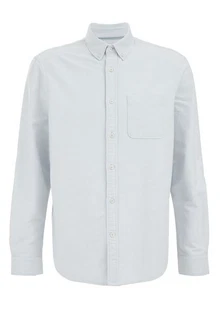 WE Fashion Businesshemd Hellblau/Grau/Blau WE Fashion Businesshemd Hellblau/Grau/Blau