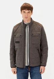 Blouson mit Stehkragen Markenlogo