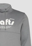 s.Oliver Sweatshirt mit Frontprint Grau/Hellgrau/Dunkelgrau