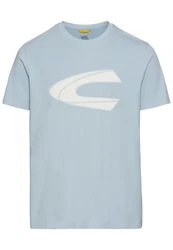 camel active T-Shirt Hellblau/Blau/Grau