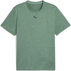 PUMA Kurzarmshirt TAD ESSENTIALS HEATHER CAT Tee grün