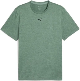 Kurzarmshirt M TAD ESSENTIALS HEATHER CAT Tee (CF small cat) GREEN MOON HEATHER