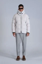 Lufian Winterjacke Tommy Grau/Weiß/Creme/Beige