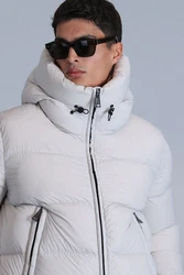 Lufian Winterjacke Tommy Grau/Weiß/Creme/Beige