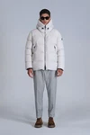 Lufian Winterjacke Tommy Grau/Weiß/Creme/Beige