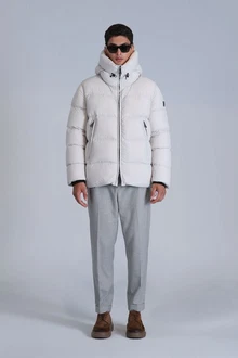 Lufian Winterjacke Tommy Grau/Weiß/Creme/Beige