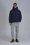Lufian Winterjacke Tommy Dunkelblau/Blau/Grau