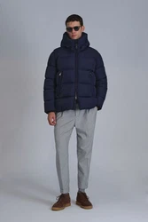 Lufian Winterjacke Tommy Dunkelblau/Blau/Grau