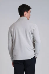 Lufian Strickjacke Force Grau/Hellgrau