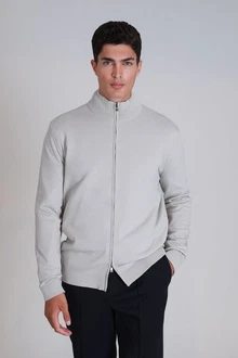 Lufian Strickjacke Force Grau/Hellgrau Lufian Strickjacke Force Grau/Hellgrau
