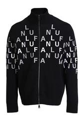 Lufian Strickjacke Writer Rosa/Hellblau/Schwarz/Blau/Orange