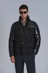 Lufian Winterjacke Genius Schwarz/Rot/Dunkelrot