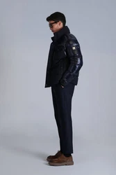 Lufian Winterjacke Genius Dunkelblau/Schwarz/Blau