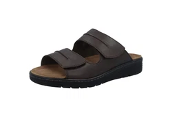 Solidus Natura Sandale Pantolette Sandalette Dunkelbraun/Braun/Schwarz
