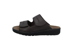Solidus Natura Sandale Pantolette Sandalette Dunkelbraun/Braun/Schwarz