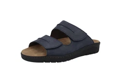 Solidus Natura Sandale Pantolette Sandalette Dunkelblau/Blau/Hellblau