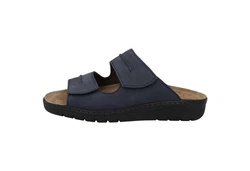 Solidus Natura Sandale Pantolette Sandalette Dunkelblau/Blau/Hellblau