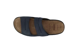 Solidus Natura Sandale Pantolette Sandalette Dunkelblau/Blau/Hellblau