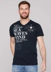 CAMP DAVID T-Shirt blau/marine/weiß