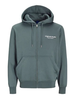 Jack & Jones Sweatshirt JJVesterbro Dunkelgrün/Grün/Blau/Dunkelblau
