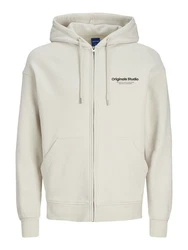 Jack & Jones Sweatshirt JJVesterbro Khaki/Beige/Braun