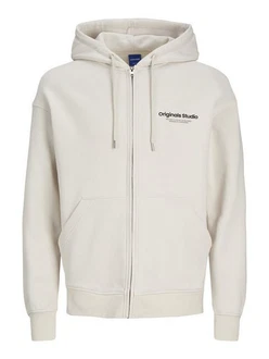 Jack & Jones Sweatshirt JJVesterbro Khaki/Beige/Braun Jack & Jones Sweatshirt JJVesterbro Khaki/Beige/Braun
