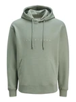 JACK & JONES Sweatshirt 'JJEStar' pastellgrün/weiß