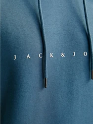 JACK & JONES Sweatshirt 'JJEStar' saphir/weiß