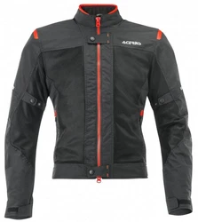 Acerbis Motorradjacke Ramsey Vented Rot/Schwarz/Grau/Dunkelgrau