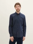 TOM TAILOR Denim Hemd Dunkelblau/Hellblau/Gelb/Blau/Lila
