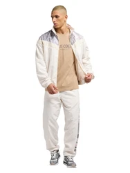 CARLO COLUCCI Sweatjacke Drassi Weiß/Beige/Creme/Orange