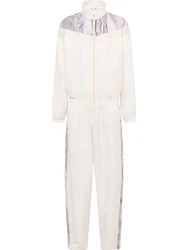 CARLO COLUCCI Sweatjacke Drassi Weiß/Beige/Creme/Orange