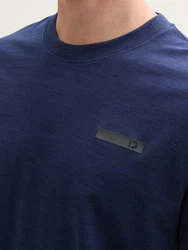 TOM TAILOR Denim T-Shirt Relaxed Fit mit Print Dunkelblau/Hellblau/Blau