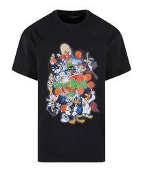 MT Upscale T-Shirt Space Jam Teamwork Schwarz/Silber/Grau/Creme/Mischfarben