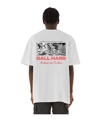Mister Tee T-Shirt Ball Hard Heavy Oversize Weiß