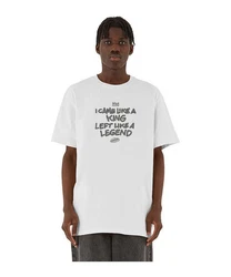 Mister Tee T-Shirt Like A Legend Weiß/Rot/Schwarz/Hellblau