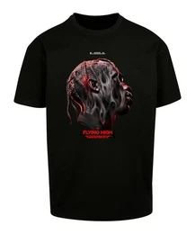 T-Shirt Flying High Oversized T-Shirt Baumwolle